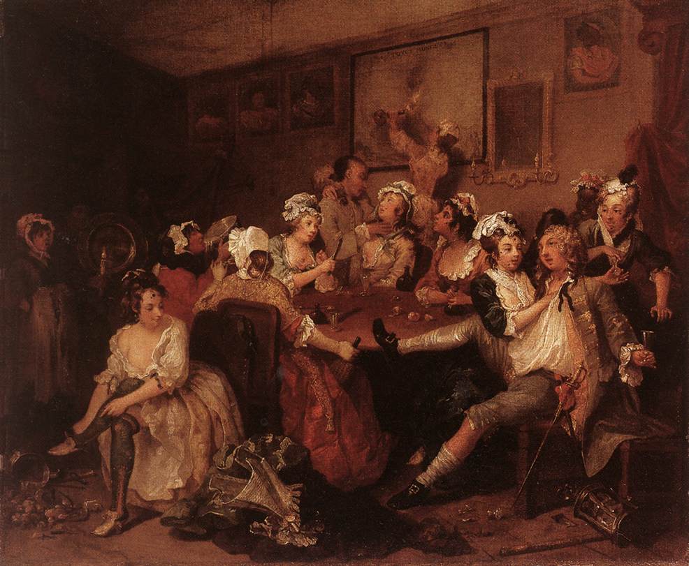 HOGARTH, William The Orgy f